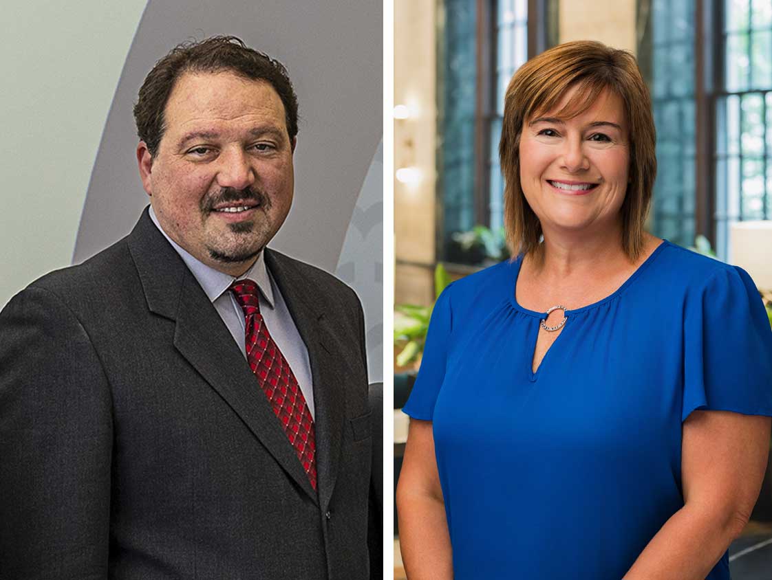 Dr. Scott Langendecker and Grace Wentzel